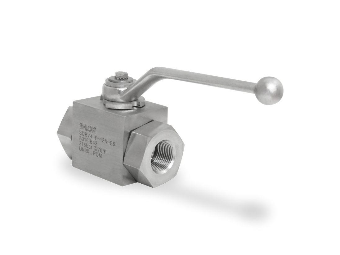 SDBV4-F-12N-S6 Válvula Bola (DIN) 3/4" NPT Roscada Hembra