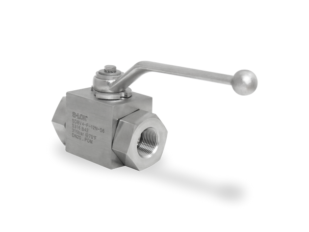 SDBV4-F-12N-S6 Válvula Bola (DIN) 3/4" NPT Roscada Hembra