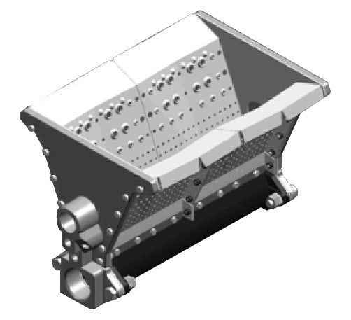 NP1LEAL-A450-1B2-1EA-1EK-1AA-1AC-1AE-4AF - QUEMADOR LINEAL DISPARO DUCTO 1MMBtu/h:RECTO 12ENT LATERAL CUERPO ALUM PLACAS FINALES HIERRO FUND