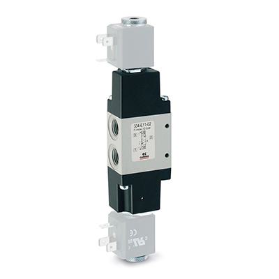 3/2-way solenoid valve. G1/4. bistable - Series 3 334-E11-02