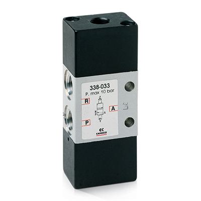 3/2-way valve. G1/8 and G1/4 port. bistable - Serie 3 338-033