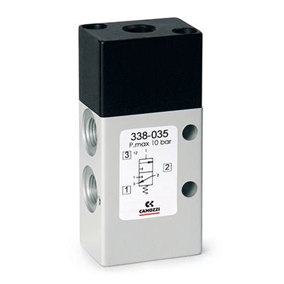 3/2-way valve. G1/8 and G1/4 port. monostable - Series 3 338-035