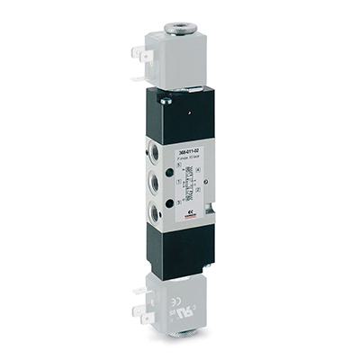 5/3-way solenoid valve. G1/8 - Series 3 368-011-02