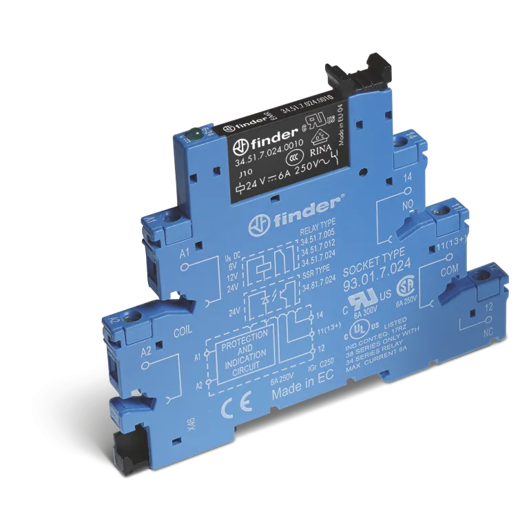23179 385102400060 - 38.51.0.240.0060 Relé Electromecánico (240AC/DC) 6 A