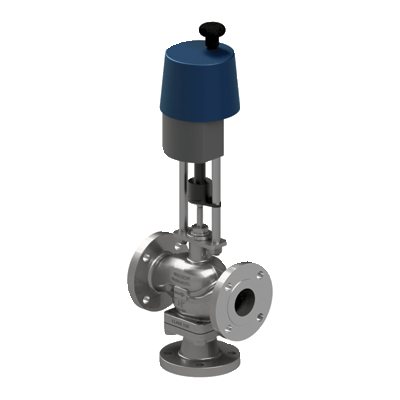 Válvula de Control de 3 Vías de Acero Inoxidable HB1300F-183-ESB11