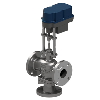 Válvula de Control de 3 Vías de Acero Inoxidable HB1300F-163-ESB21