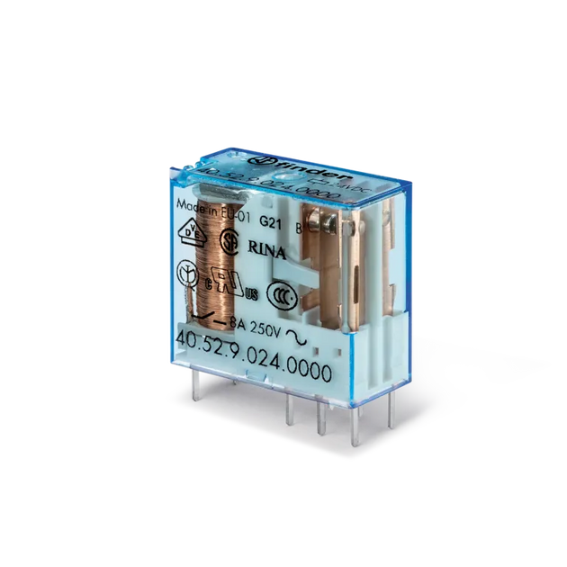 23293 405291250000 - 40.52.9.125.0000 Relé 2CC (125VDC) 8 A