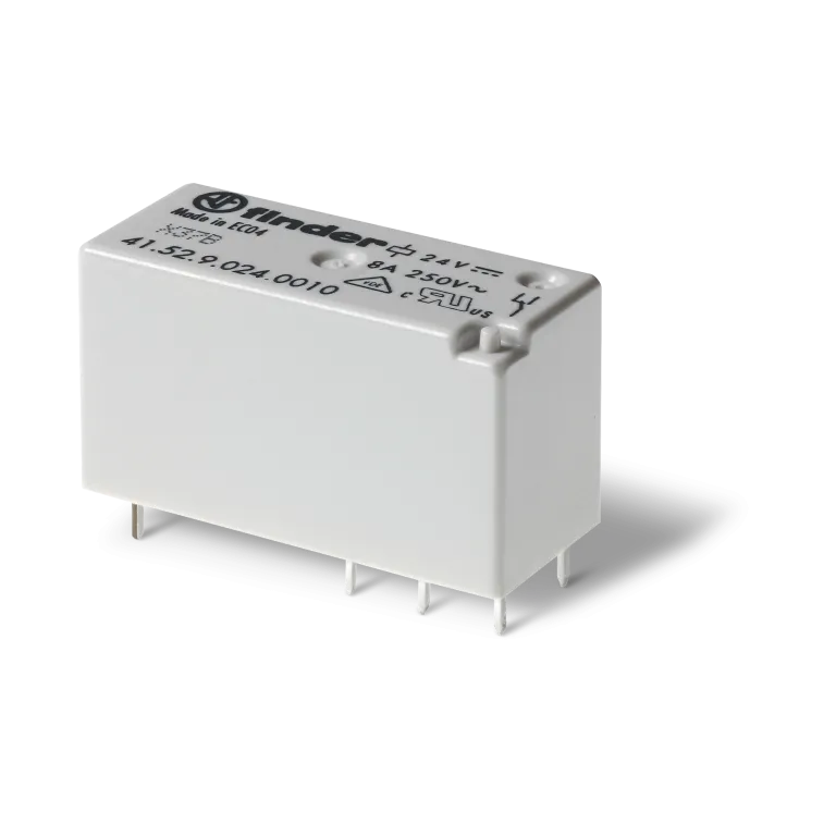 23345 415290120010 - 41.52.9.012.0010 Relé 2CC (12VDC) 8 A