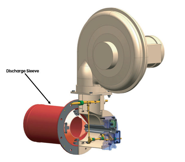 1091268 - MANGA DE DESCARGA 309/310SS LONG 16 IN OPLE: 30, 35, 40, 45 Y EB65/1086387