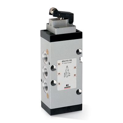 lever / roller. spring return - Valves series 454-015-195 454-015-195