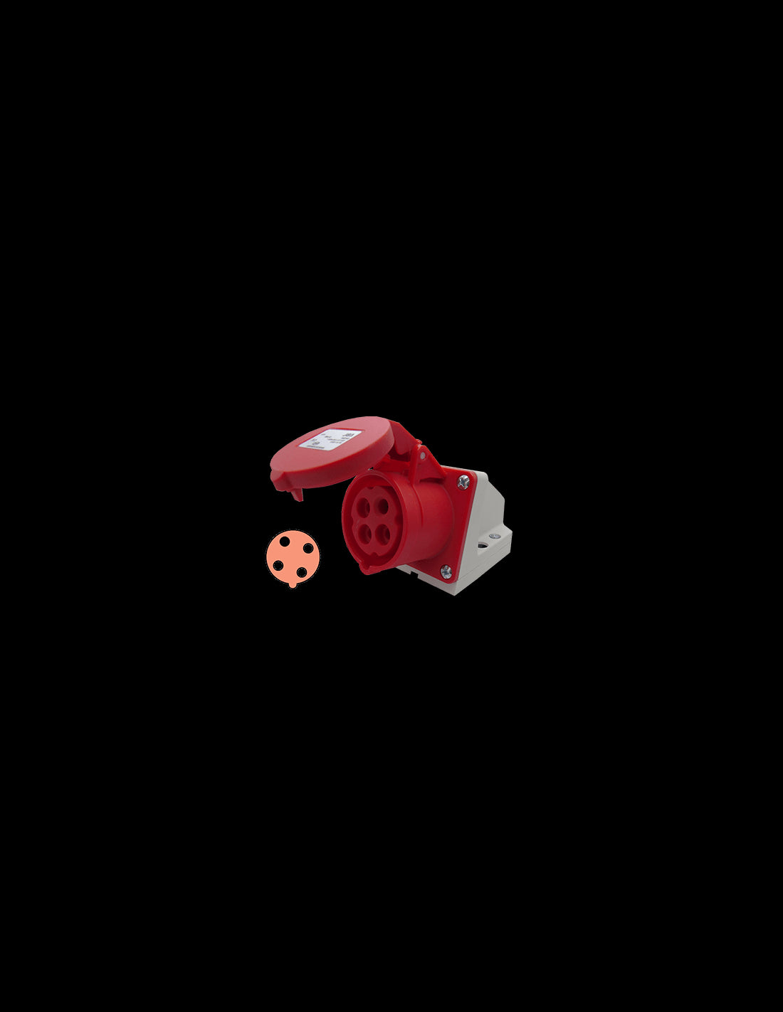 D41S40 Receptáculo 400-460V