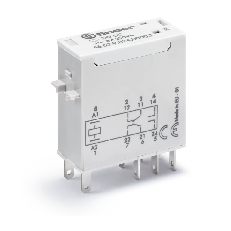 23358 465280240054 - 46.52.8.024.0054 Relé Faston 2CC (24V