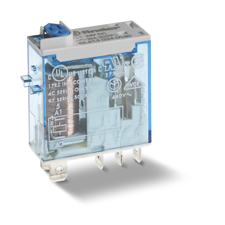 23330 466190120040 - 46.61.9.012.0040 Relé Faston 1CC (12VDC) 16 A