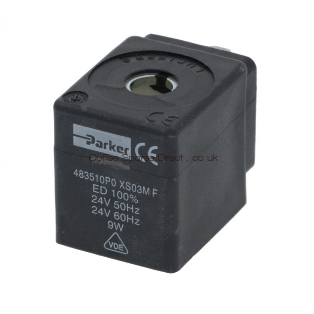 483510P0 Las bobinas de 32 mm para válvulas solenoides FCSE son una gama completa de piezas eléctricas con diferentes conexiones y aprobaciones, incluidas UL, CSA y VDE.