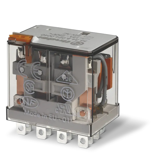23267 563482300040 - 56.34.8.230.0040 Relé 4CC Faston (230VAC) 12 A