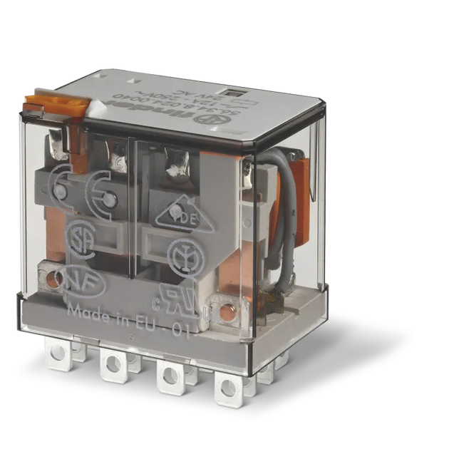 23267 563482300040 - 56.34.8.230.0040 Relé 4CC Faston (230VAC) 12 A