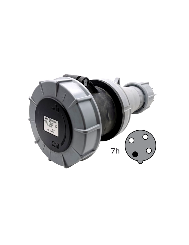 K43S55 Toma 3P+T, 63A, 7h, IP67