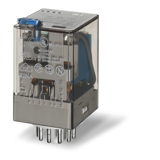 23182 601392500040 - 60.13.9.250.0040 Relé Undecal (250VDC) 10 A