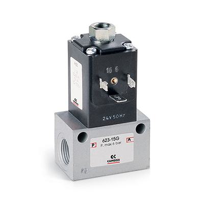 2/2-way solenoid valves - Mod. 623 623-15G-A62