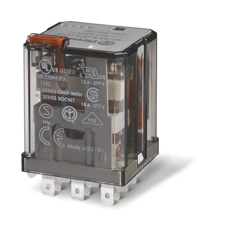 23385 623390240074 - 62.33.9.024.0074 Relé Faston 24VDC 16A