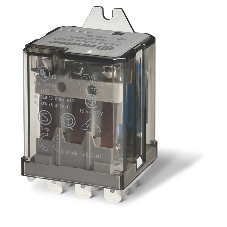 23361 628390480000 - 62.83.9.048.0000 Relé Faston 3CC (48VDC) 16 A