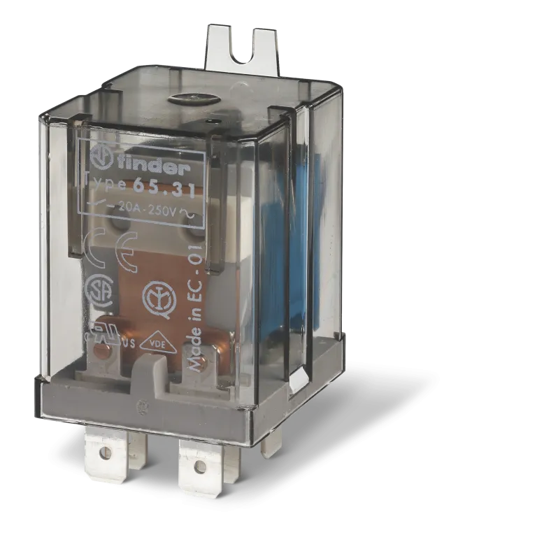 23298 653190240000 - 65.31.9.024.0000 Relé Faston 1NA/NC(24VDC) 20 A