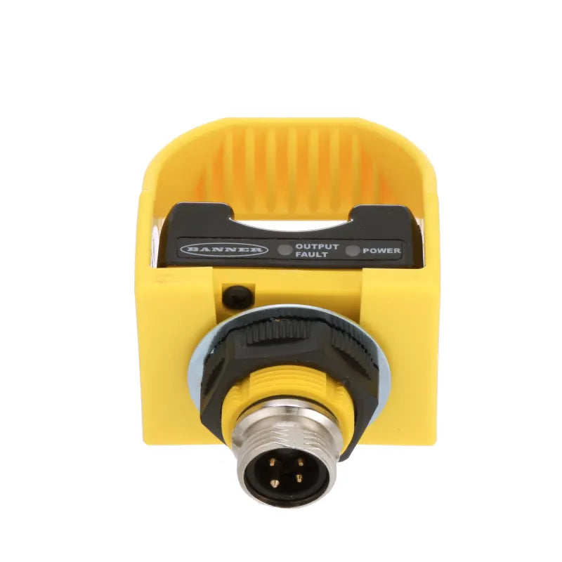 STBVP6Q Serie STB: Botón táctil de autocomprobación con contacto amarillo; Entrada: 10-30 V CC; Carcasa superior: Polieterimida negra; Salida: PNP complementaria; Conector rápido integral estilo MINI 64180