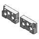 Manifold bases with common inlet and exhaust ports and with outlet ports on the front - 702C-N2A