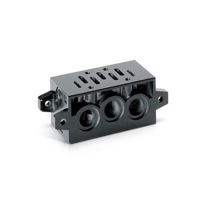 Manifold sub-base with common exhausts and inlet (VDMA 24345) - Series 9 901-C1A