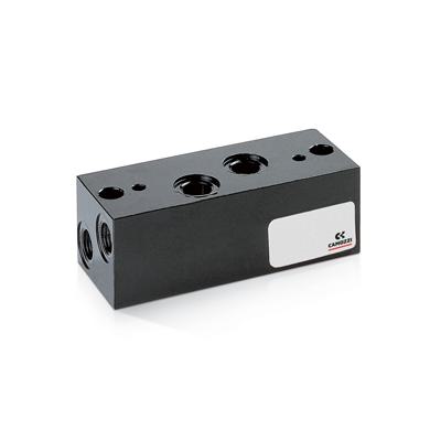 End block with front outlets (VDMA 24345) - Series 9 901-N1