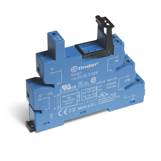 23383 93020024 - BASE PARA RELEVADOR S41.52 .41.81 24VCA/DC