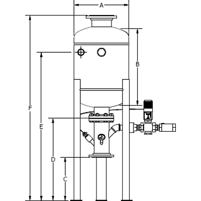 Separador Blowdown BDS-17-F150 - WATSON MC DANIELS