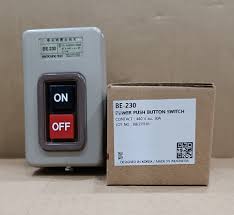 BE-230 Interruptor pulsador de encendido con carcasa de acero