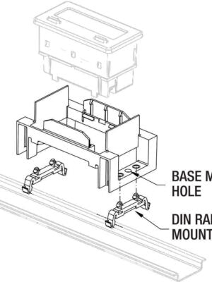 BMK11000 Adaptador de montaje para usar con el medidor CUB5, medidor de microlínea