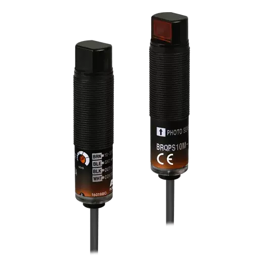 BRQPS10M-TDTA-P - Sensores fotoeléctricos cilíndricos