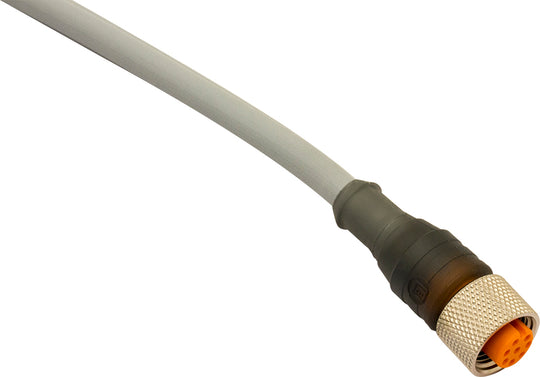 11523 CD12M/0X-050A5 - CABLE M12.8 HILOS.RECTO.5mts PUR