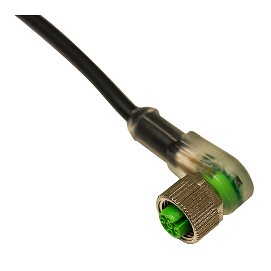 11755 CD12M/VB-100C1 - CABLE M12 CODO90° C/LED PNP/NO-NC 4POLOS 10mts