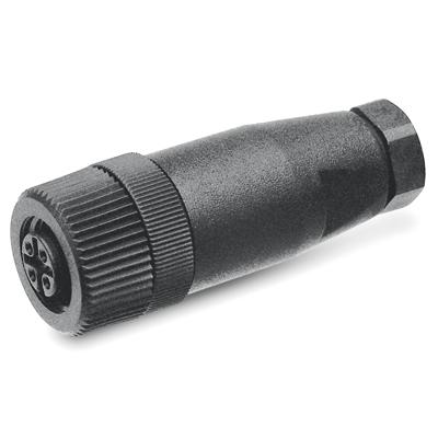 Straight connector for power supply - Mod. CS-LF04HB CS-LF04HB