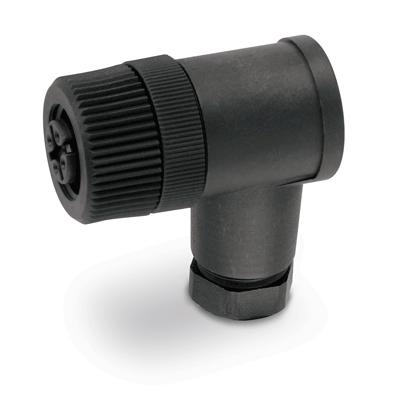 Angular connector for power supply - Mod. CS-LR CS-LR04HB