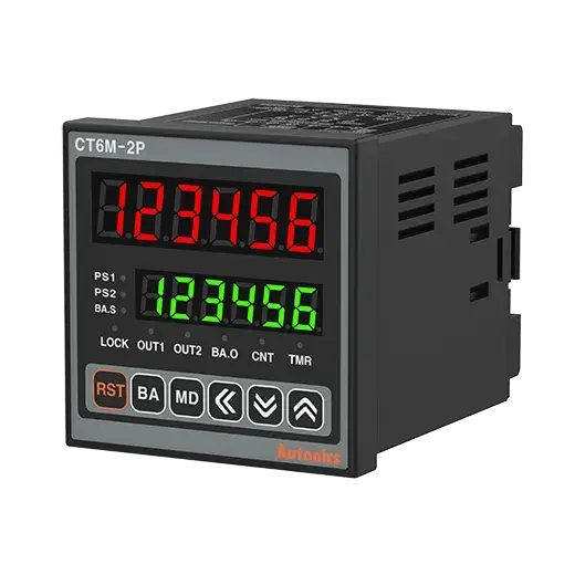 CT6M-2P2T - Contadores/Temporizadores digitales programables | Autonics (MX)