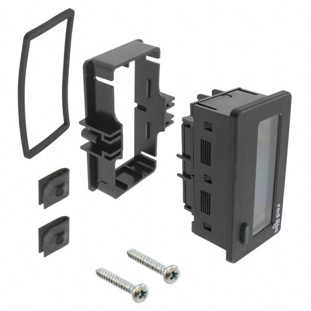 CUB4L020 Contador miniatura 12vdc pantalla 6 dígitos con retroiluminación LED roja, 39 mm x 75 mm, NEMA 4X/IP65