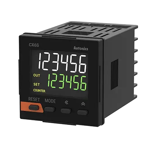 CX6S-1P2F - Temporizador/Contador con display LCD