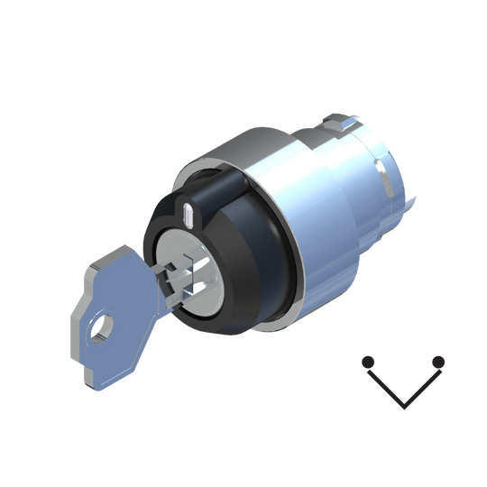 D5063 ECX 1420 - SELECTOR 2 POSICIONES ESTABLE CON LLAVE
