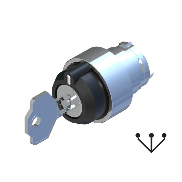 D5064 ECX 1470 - SELECTOR 3 POSICIONES ESTABLE CON LLAVE