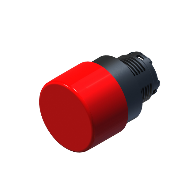 D5425 ECX 4165 - BOTON HONGO MOMENTANEO ROJO 33mm