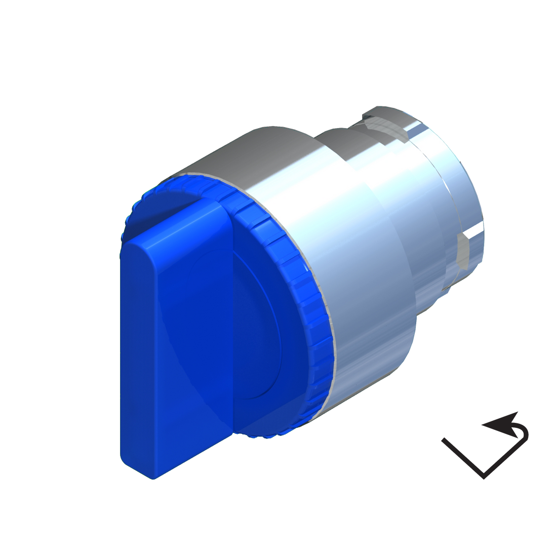 D5224 ECX 1244 - SELECTOR ILUMINADO INESTABLE 2POSICIONES AZUL