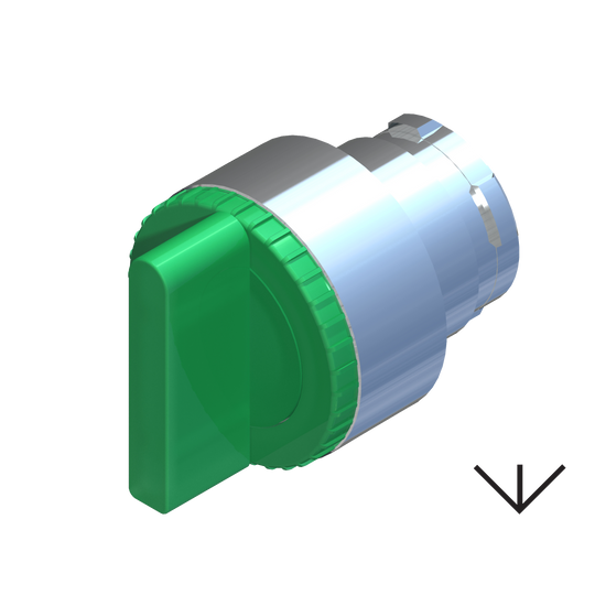 D5069 ECX 1262 - SELECTOR 3 POSICIONES ESTABLE VERDE