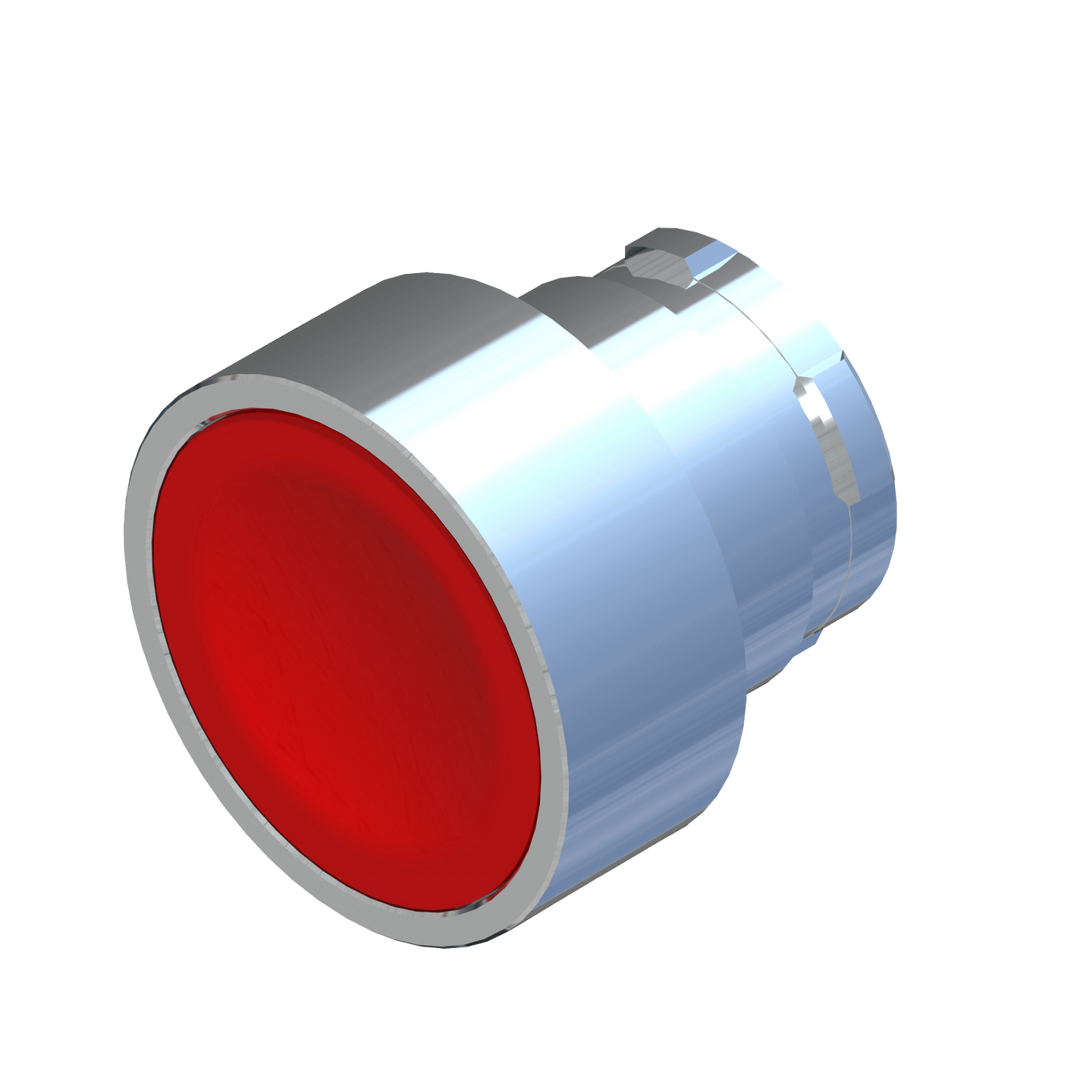 D5001 ECX 1101 - BOTON PULSADOR ROJO 30mm