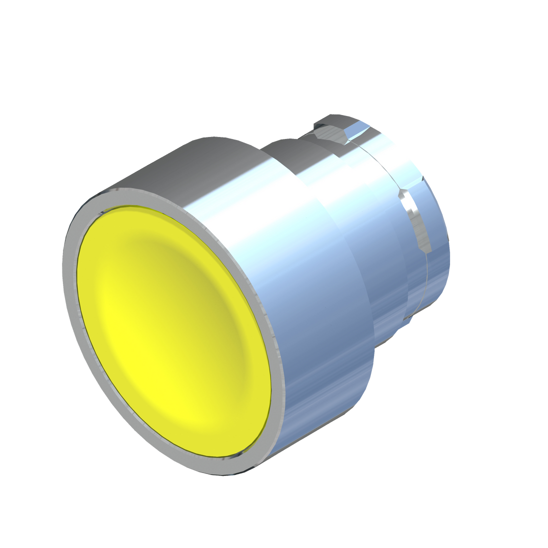 D5003 ECX 1103 - BOTON PULSADOR AMARILLO 30mm