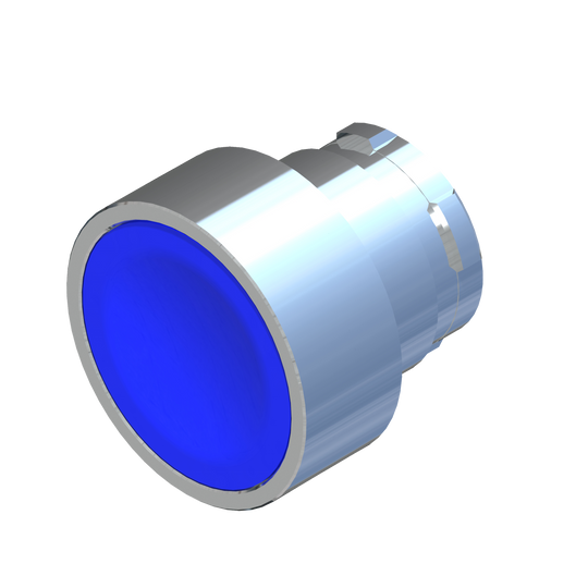 D5004 ECX 1104 - BOTON PULSADOR AZUL 30mm